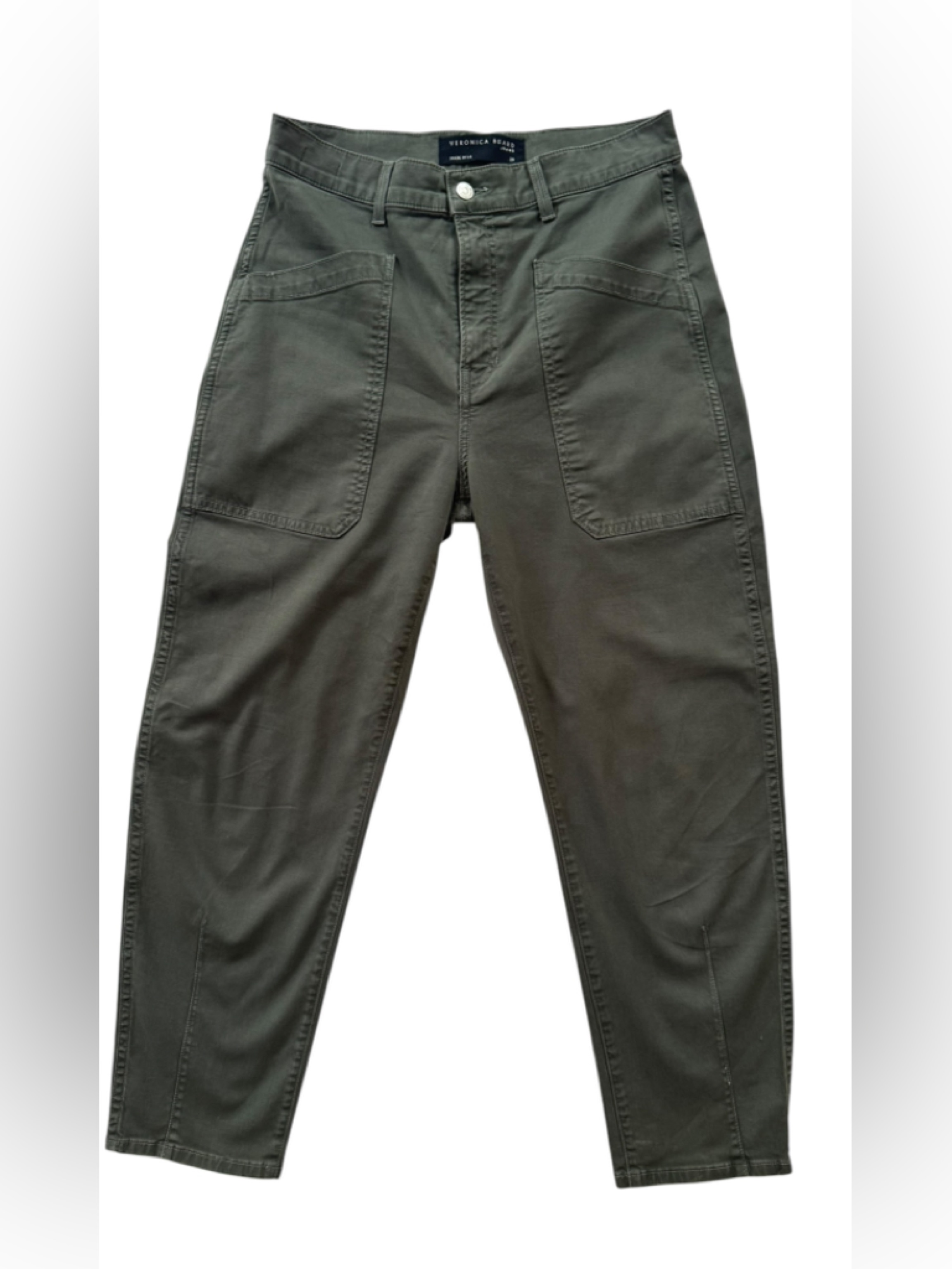 Veronica Beard Charles Barrel Leg High Rise Jeans Size 29